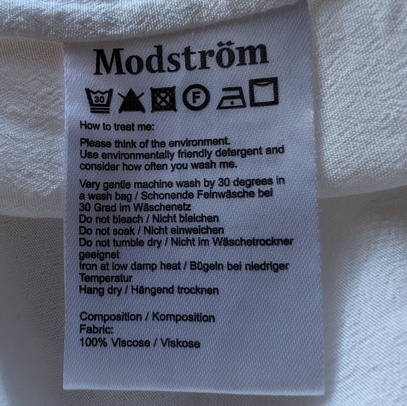 Modstrom Women's White Blouse - Picture 7 of 7